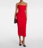 Crêpe corset dress