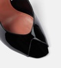 Kristina 105 patent leather peep-toe pumps