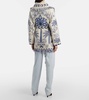 Wild Wonder Foulard wool and cotton cardigan