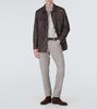 Asolo wool flannel tapered pants