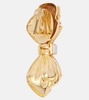 Crystal-embellished clip-on earrings