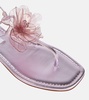 Zsa Zsa metallic leather sandals