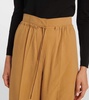 Grana silk wide-leg pants