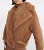 Ranghi camel wool and silk jacket