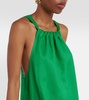 Ibiza linen maxi dress