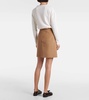 Wool miniskirt