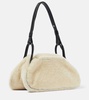 Gemini Small shearling shoulder bag