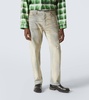 Mid-rise straight jeans