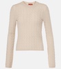 Milla cable-knit cashmere sweater