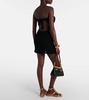 Camellia cotton crochet minidress