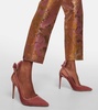Bow Tie 105 velvet pumps