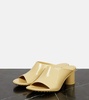 Patent leather mules