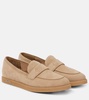 Softmoc suede loafers