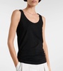 Cotton-blend tank top