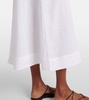 Nisha linen midi dress
