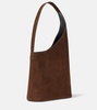Lune Large suede tote bag