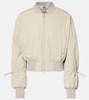 Truenature cropped bomber jacket