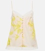 Odorante cotton and silk camisole