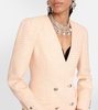 Bouclé cotton-blend jacket