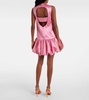 Neptuna embellished satin minidress