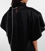 Draped minidress