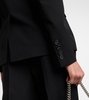 Single-breasted wool blend blazer