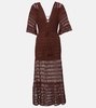 Marissa cotton crochet midi dress