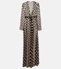 Aurelia printed gown