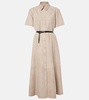 Kiera suede midi dress