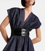 Denim midi dress