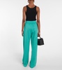 Eolie drawstring cotton and linen pants