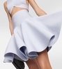 Ribbed-knit miniskirt