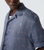 Printed linen shirt