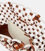 Squillo leather-trimmed tote bag