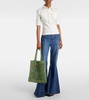 Summer Banana braided tote bag