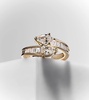 Saturn 18kt gold ear cuff with diamonds