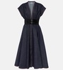 Denim midi dress
