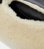 Gemini Small shearling shoulder bag