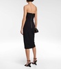Bernard wool-blend crêpe midi dress