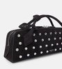 Le Teckel studded suede tote bag