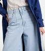 Nolan mid-rise wide-leg jeans