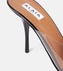 Le Cœur Abstrait 90 patent leather mules