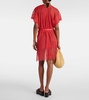 Fringed Lurex® beach cover-up