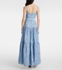 Lima Lymanopoda appliqué cotton maxi dress