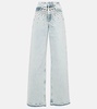 Embellished straight jeans