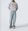 Men's Balenciaga Boxing Lined Hoodie Regular Fit in Grey