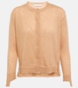 Funghi cotton and mohair-blend cardigan