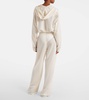 High-rise wool-blend wide-leg pants