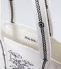Laundry embroidered canvas tote bag