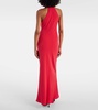 Fernet halterneck cady gown
